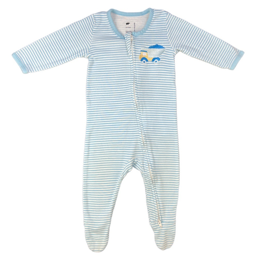 MONICA + ANDY Cotton Footie - 6-9M